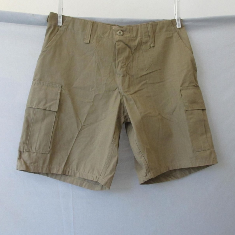 L SHORTS COTTON BEIGE WAIST 35" 39" MEN`S PANTS